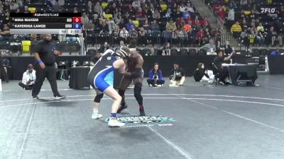 138 lbs Quarterfinal - Katerina Lange, Grand Valley State vs Nina Makem, Augsburg University