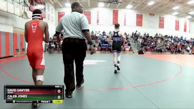 106 lbs Cons. Round 3 - David Sawyer, Shaw vs Caleb Jones, Cvca