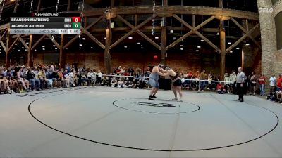 285 lbs Round 1 (16 Team) - Branson Mathews, Sonoraville vs Jackson Arthur, Union County