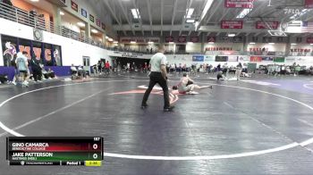 157 lbs Cons. Round 3 - Jake Patterson, Hastings (Neb.) vs Gino Camarca, Benedictine College