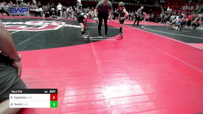 55 lbs Quarterfinal - Wyatt McCaskey, Warhorse Wrestling Club vs Edward Ledbetter, Muskogee Rougher Youth Wrestling