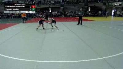 85 lbs Quarterfinal - Tommy Gundry, Crosby Ironton vs Alejandro Rodriguez, St. James/Madelia
