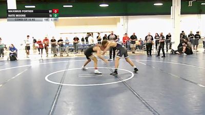 165 lbs Consi Of 16 #2 - Maximus Fortier, WV vs Nate Moore, VA
