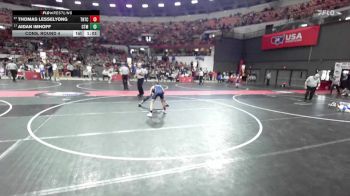 85 lbs Cons. Round 4 - Aidan Imhoff, Ithaca-Weston Wrestling vs Thomas Lesselyong, Team Nazar Training Center