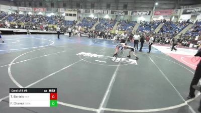 69 lbs Consi Of 8 #2 - Ty Bartels, Victory WC Loveland vs Fernando Chavez, Duran Elite