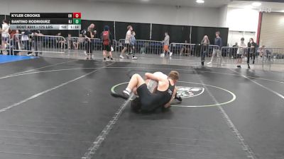 175 lbs Consi Of 16 #2 - Kyler Crooks, OH vs Santino Rodriguez, NJ