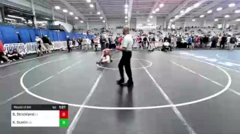 132 lbs Round Of 64 - Brecken Strickland, PA vs Kaden Dustin, ME