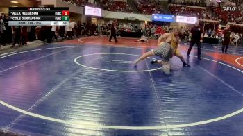 200 lbs Cons. Semi - Cole Gustavson, Team Worldstar vs Alex Helgeson, Shelby Coyotes