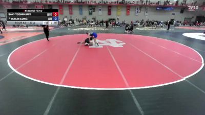 117 A Champ. Round 1 - Saki Yoshikawa, Lindenwood University vs Taylin Long, Aurora