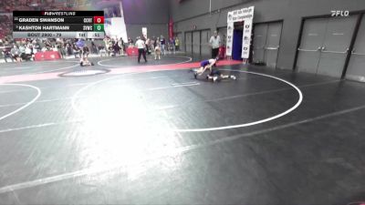 79 lbs Cons. Semi - Kashton Hartmann, Stoughton Vikings Wrestling Club vs Graden Swanson, Omro Youth Wrestling