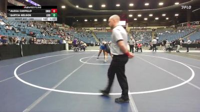 235 lbs Semifinal - Saryja Nelson, Leavenworth HS vs Alexa Castillo, Emporia Hs