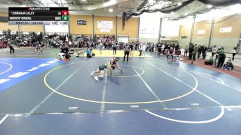 132 lbs Round Of 16 - Jordan Lally, East Greenwich vs Brody Drzal, Smithfield