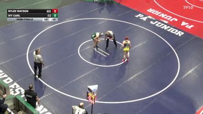 122 lbs Semifinal - Rylee Watson, Butler vs Ivy Carl, Elizabethtown