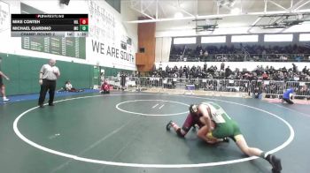 165 lbs Champ. Round 2 - Michael Giardino, Mira Costa vs Mike Conteh, Hillcrest