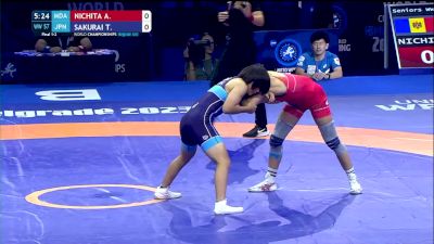 57 kg Finals 1-2 - Anastasia Nichita, Moldova vs Tsugumi Sakurai, Japan