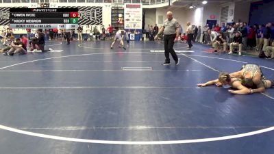 160 lbs Consy 7 - Owen Ivcic, Bentworth vs Nicky Negron, Bishop McDevitt