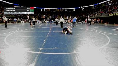 192 lbs Round Of 32 - Lukas Conte, Lake Lehman vs Logan Maise, Belle Vernon