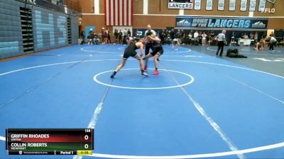 138 lbs Cons. Round 2 - Griffin Rhoades, Uintah vs Collin Roberts, Viewmont