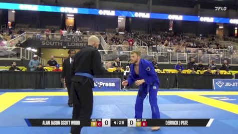 Derrick J Pate vs Alan Jason Scott Wood 2025 Pan Jiu Jitsu IBJJF Championship