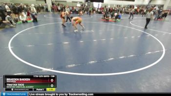 138 lbs Champ. Round 2 - Braeden Bakken, Wisconsin vs Tristan Rios, Boneyard Wrestling Academy