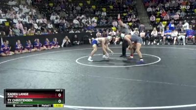 150 lbs Quarterfinal - Ty Christensen, Don Bosco vs Kaden Lange, Jesup