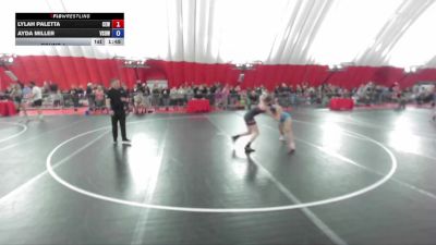 105 lbs Round 1 - Lylah Paletta, Chippewa Elite Wrestling vs Ayda Miller, Victory School Of Wrestling