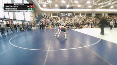 120 lbs Cons. Round 5 - Stetler Lloyd, Spanish Fork vs Trey Whiting, Union