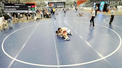 Junior Boys - 165 lbs Cons. Round 2 - Carter Williams, Minnesota vs Leo Ashurov, Spartan Mat Club