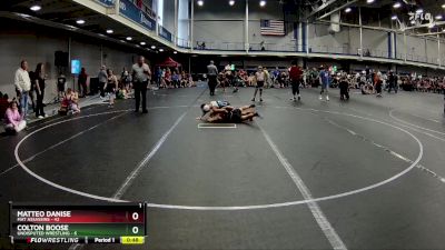 84 lbs Round 3 (10 Team) - Matteo Danise, Mat Assassins vs Colton Boose, Undisputed Wrestling