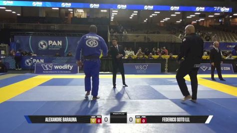 Federico Soto LLL vs Alexandre Barauna 2026 Pan Jiu Jitsu IBJJF Championship