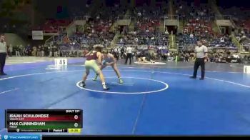 182 lbs 7th Place Match - Isaiah Schuldheisz, Valley City vs Max Cunningham, Minot