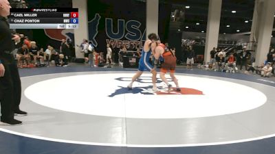 77 kg Cons. Rd Of 16 - Cael Miller, Knights RTC vs Chaz Ponton, Mustang Wrestling Club