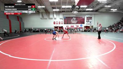 149 lbs Round Of 32 - Kal Miller, Maryland vs Thomas Bock, Kent State - Unatt