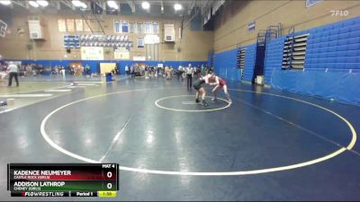 120lbs Champ. Round 2 - Kadence Neumeyer, Castle Rock (Girls) vs Addison Lathrop, Cheney (Girls)