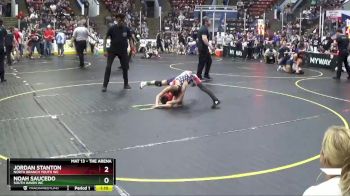 60 lbs Cons. Round 5 - Jordan Stanton, North Branch Youth WC vs Noah Saucedo, South Haven WC