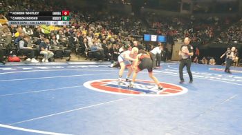 150 Class 3 lbs 5th Place Match - Korbin Whitley, Hannibal vs Carson Rooks, Webb City