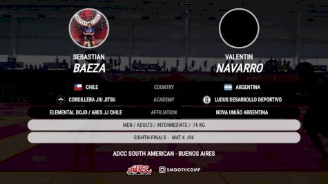 Valentin Navarro vs Sebastian Baeza 2025 ADCC South American Championship