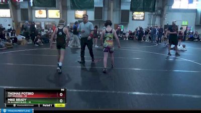 96 lbs Round 2 (6 Team) - Thomas Potsko, Mat Assassins vs Mike Brady, PA Alliance Black