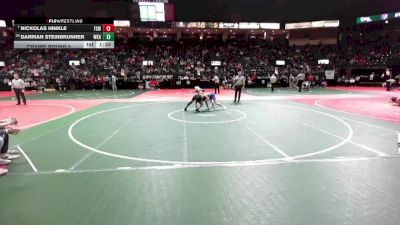 132 lbs Champ. Round 2 - Nickolas Hinkle, FSWA vs Darrian Steinbrunner, WKA2