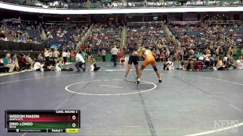 2A 190 lbs Cons. Round 2 - Wisdom Mason, North Pitt vs Dino Longo, Bunn