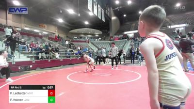 60 lbs Rr Rnd 2 - Parker Ledbetter, North DeSoto Wrestling Academy vs Peyton Hooten, Lonoke Youth Wrestling