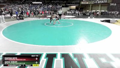 63 lbs 3rd Place Match - Samai Soeum, Bethel AllStars Wrestling Club vs Zanyah Keys, Team Aggression Wrestling Club