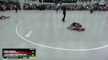 74 lbs Champ. Round 2 - Gino Ferrari, Cardinal Wrestling Club vs Alexander Martinez (Ratliff), Wichita Training Center