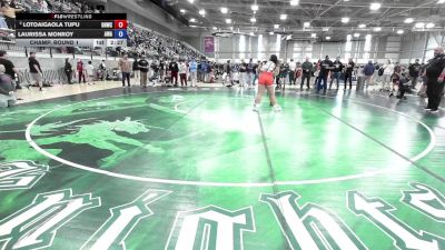 190 lbs Champ. Round 1 - Lotoaigaola Tupu, Oak Harbor Wrestling Club vs Laurissa Monroy, Ascend Wrestling Academy
