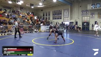 100 lbs Semifinal - Lina Rodriguez, Chino vs Mia Navarro, Palm Desert