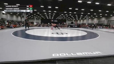 105 lbs 1st Place Match - Anthony Quiroz, Region Wrestling Academy vs Aaron Schuett, Trojan Wrestling Club