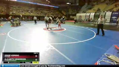 135 Class 1 lbs Quarterfinal - Elizabeth Henderson, El Dorado Springs vs Jossie Hopkins, St. Clair