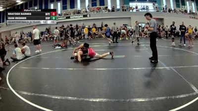 140 lbs Quarterfinals (8 Team) - Quin Regnier, Florida Scorpions vs Brayden Barnes, MF Purge Elite