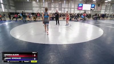50 lbs Champ. Round 2 - Epenesa Elison, CA vs Abigail Gonzalez, FL