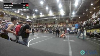 67 lbs Semifinal - Kyler Powers, Southern Oklahoma Wrestling Club vs Kalvin Chansombat, F-5 Grappling